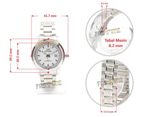 Jam Tangan Mirage Original 7380 BRP-M Date White - FastimeWatch