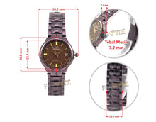 Jam Tangan Mirage Original 7399 BRP-L Brown - FastimeWatch