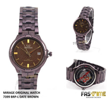 Jam Tangan Mirage Original 7399 BRP-L Brown - FastimeWatch