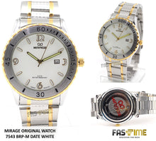 Jam Tangan Mirage Original 7543 BRP-M Date White - FastimeWatch