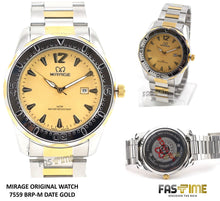 Jam Tangan Mirage Original 7559 BRP-M Date Gold - FastimeWatch