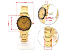 Jam Tangan Mirage Original 7570 BRP-L Gold - FastimeWatch