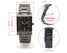 Jam Tangan Mirage Original 7610 BSP-M Date Black - FastimeWatch