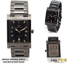 Jam Tangan Mirage Original 7610 BSP-M Date Black - FastimeWatch