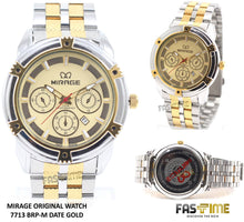 Jam Tangan Mirage Original 7713 BRP-M Date Gold - FastimeWatch