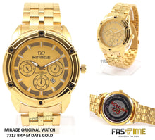 Jam Tangan Mirage Original 7713 BRP-M Date Gold - FastimeWatch