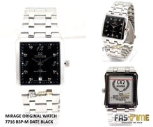 Jam Tangan Mirage Original 7716 BSP-M - FastimeWatch