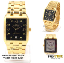 Jam Tangan Mirage Original 7716 BSP-M - FastimeWatch