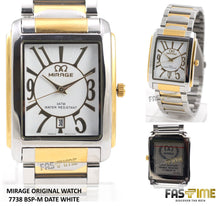 Jam Tangan Mirage Original 7738 BSP-M Date White - FastimeWatch