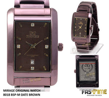 Jam Tangan Mirage Original 8018 BSP-M Date Brown - FastimeWatch