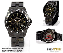 Jam Tangan Mirage Original 8034 BRP-M Black - FastimeWatch