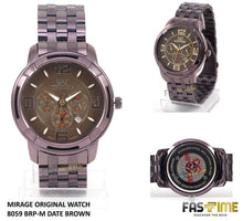 Jam Tangan Mirage Original 8059 BRP-M Date Brown - FastimeWatch