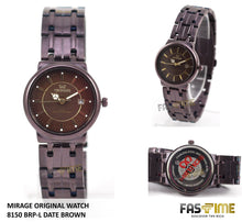 Jam Tangan Mirage Original 8150 BRP-L Brown - FastimeWatch