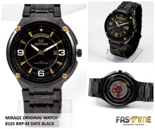 Jam Tangan Mirage Original 8165 BRP-M Black - FastimeWatch