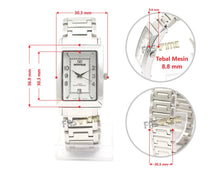 Jam Tangan Mirage Original 8234 BSP-M Date White - FastimeWatch