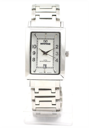 Jam Tangan Mirage Original 8234 BSP-M Date White - FastimeWatch