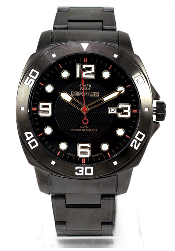 Jam Tangan Mirage Original 8295 BRP-M Black - FastimeWatch