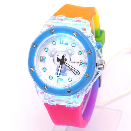 Jam Tangan LSH Analog Wanita / Arloji Cewek Rainbow - FastimeWatch