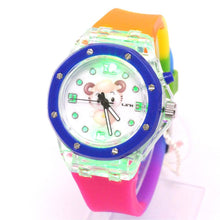 Jam Tangan LSH Analog Wanita / Arloji Cewek Rainbow - FastimeWatch